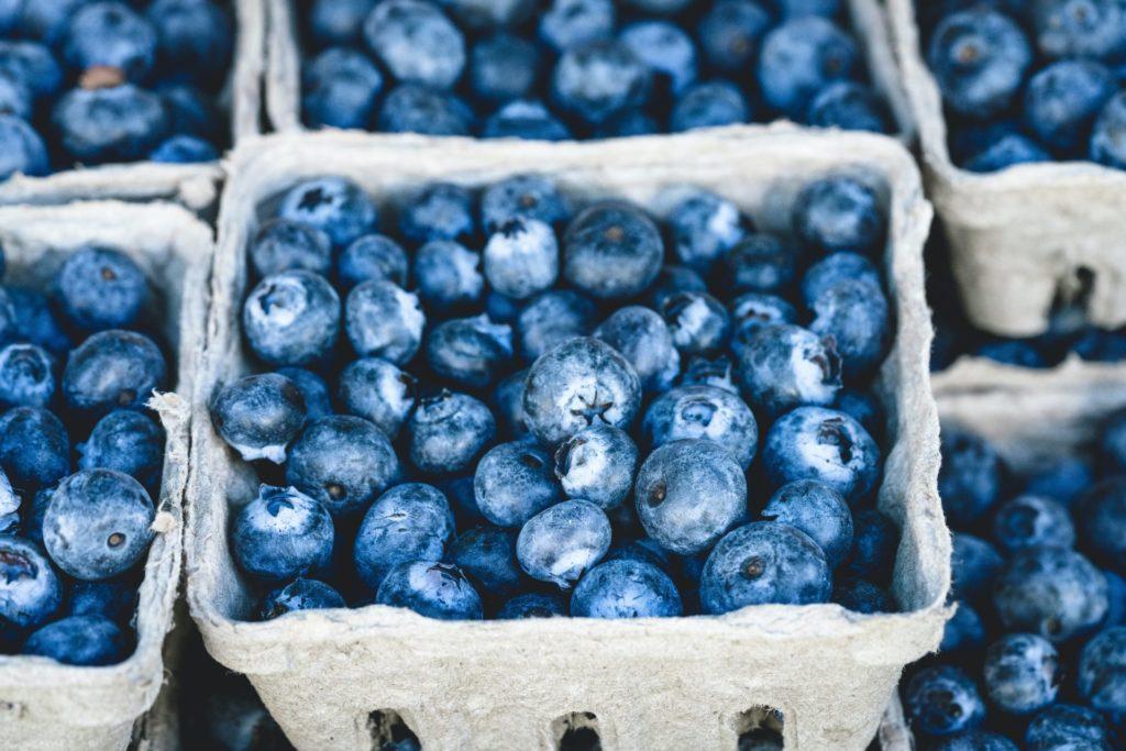 Blueberries, antioxidants, skin health